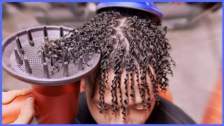 how to Curl your hair for Dreadlocks ( Afro Perm )