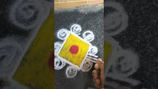 #shorts ❤️ easy daily rangoli design #2025 #bollywood #rangoli #ai