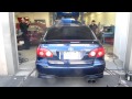 BLP 2005 Toyota Corolla XRS Turbo 2ZZ GE Dyno Video 2 