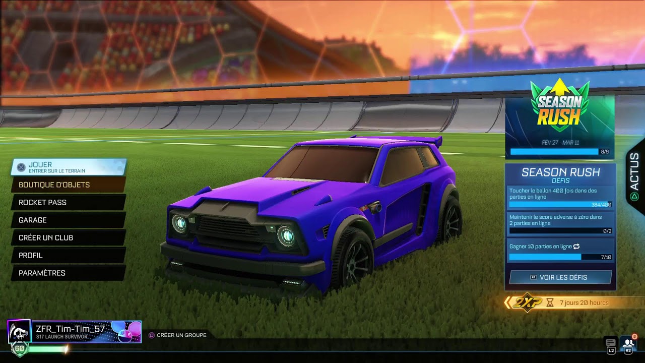 Live Rocket League fr je suis de retour🎉🎉sur YouTube et Twitch!!