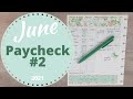 Budget By Paycheck #2 for June 2021 | 👀 📱 I GOT A NEW PHONE | How To Create A Zero Based Budget ✅