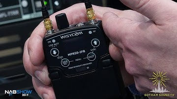 NAB 2019: Wisycom MTH410/MPR50-IFB
