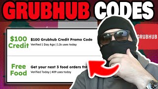 *2024 UPDATE* Grubhub Promo Code for $100 & Free Food | New Working Grubhub Coupon Codes!