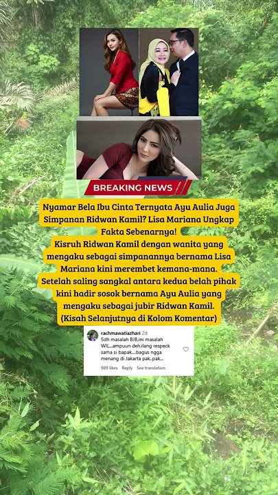 Ayu Aulia ternyata... #ayuaulia #shorts #ridwankamil
