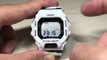How to Set Alarm Time on OHSEN (Model 2202)