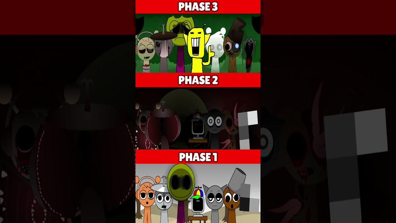 Incredibox Sprunki Phase 3 VS 2 1 MIX HORROR VERSION 