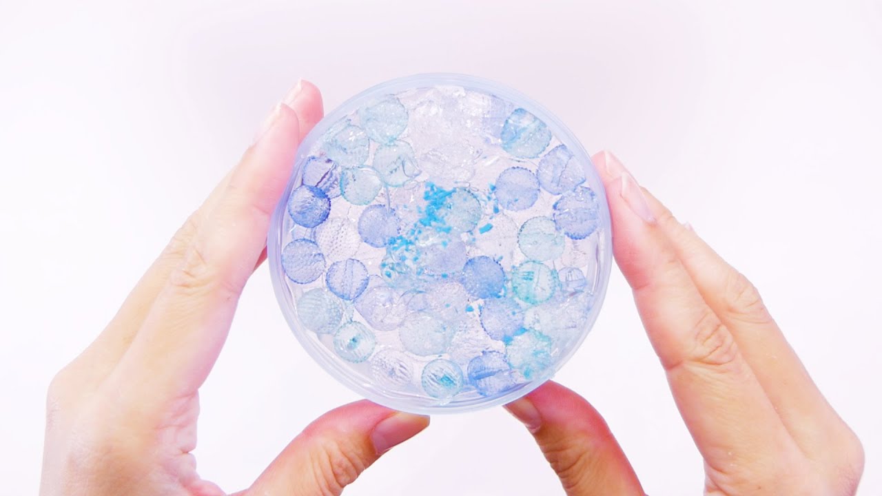 【ASMR】ビー玉ゴリゴリスライム 韓国スライム Crunchy Slime【音フェチ】