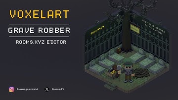 Voxel Art - Grave Robber - Rooms.xyz Timelapse