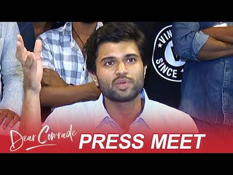 Vijay Devarakonda Press Meet About Dear Comrade At Kakinada | TFPC