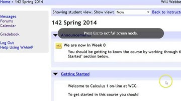 Watching Videos in WAMAP
