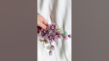 Sen tím #cổtrang #hanfu #handmade #trâmcàitóc #hầuđồng #trâmcổtrang #càitóccôdâu