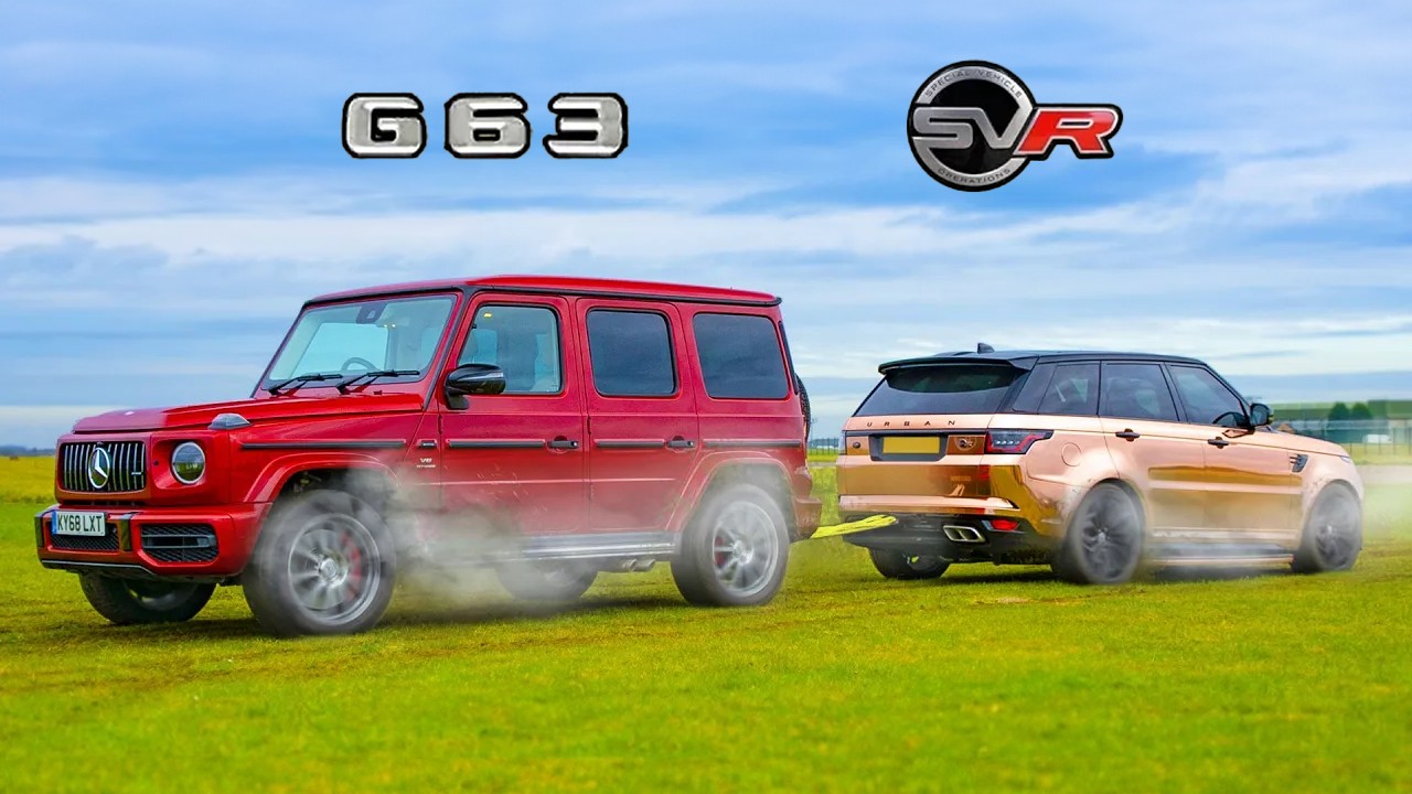 Amg G63 Vs Range Rover Sport Svr Tug Of War Mat Vs Yianni Gentnews