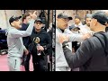 TEOFIMO LOPEZ SR GOES OFF ON GEORGE KAMBOSOS FATHER AFTER ALTERCATION AT WORKOUT IN NEW YORK