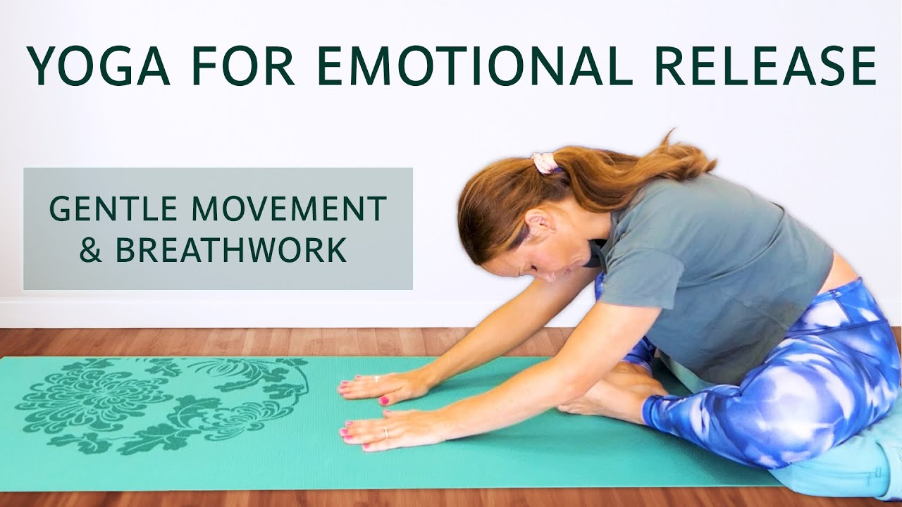 15 Minute Yoga for Emotional Release & Gentle Breath Work | Destress & Reduce Anxiety w/ Tessa