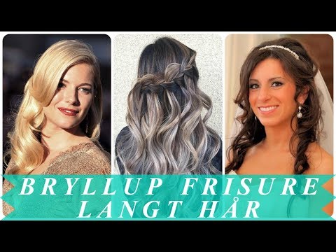 Video: Bryllup frisurer til langt hår