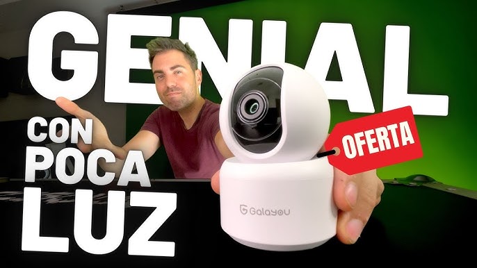 1080P Camara Vigilancia WiFi Interior sin Cables Batería 2400 mAh(120 Días)