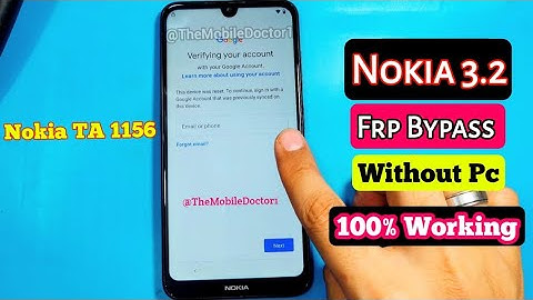 Nokia 3.2 Frp Bypass Without Pc | 💯 Working Solution |Nokia TA 1156 Google Account Unlock Without Pc