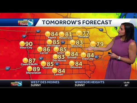 Iowa weather: Heating up for Mother’s Day weekend