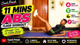 11 Mins ABS Floor Workouts