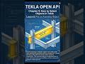 TEKLA OPEN API-Lesson 8 Pick a Assembly Object #teklastructures #teklaopenapi #teklaapi #autocadapi