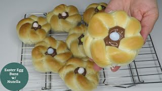 Easy Soft and Fluffy Easter Egg Buns with Nutella that Kids would love to Decorate screenshot 5