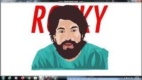 kgf rocky bhai draw using python | #python #kgf #kgf2  #pythonprogramming
