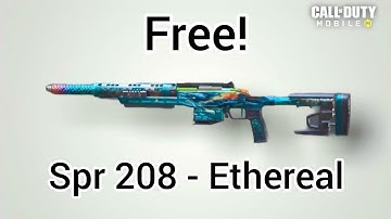 *NEW* SP-R 208 Ethereal skin in Call of Duty Mobile.