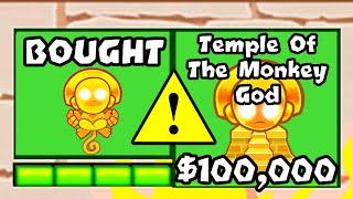 So I used the $100,000 Super Monkey in the $35,000 ARENA...