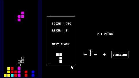 C 언어로 제작한 TETRIS