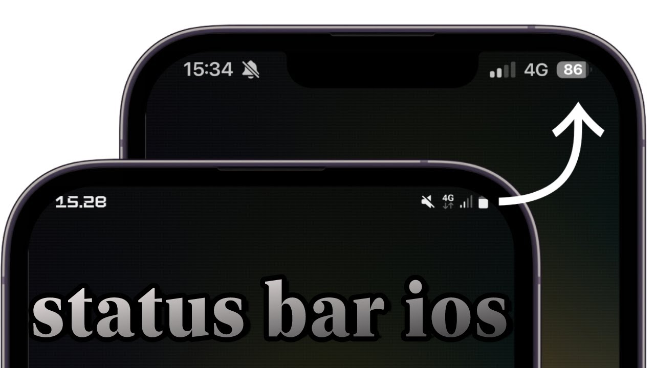Ios Status Bar Interface iOS status bar on Samsung - YouTube