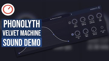 Phonolyth Velvet Machine Plugin:  Sound Demo With Synths & Drums (Non Linear Reverb)