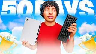 My 50 Days Of Fortnite Competitive Progression Console Kbm