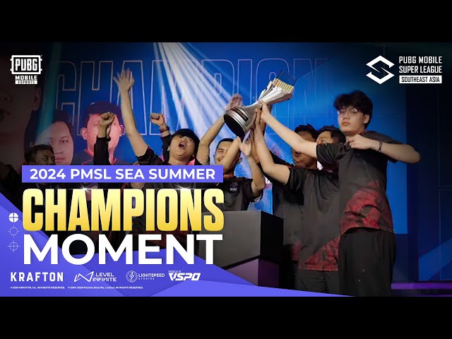 Back to Back Champs! BOOM Esports Champion Moment | 2024 PMSL SEA Summer class=