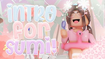 Roblox *GFX INTRO* for @simplysumii ! 🦋🌷 | commissions !