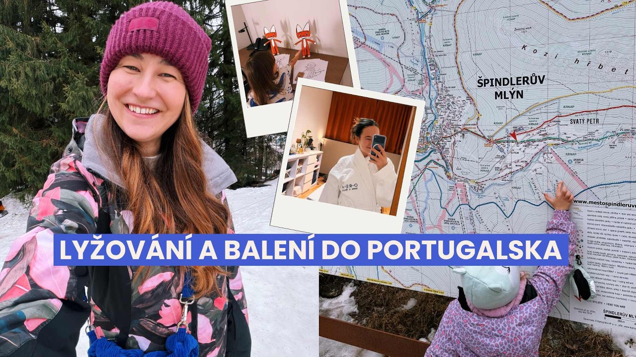 VLOG | První lyžování a přípravy na stěhování do Portugalska!