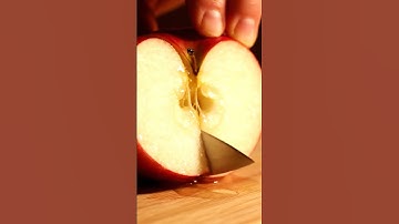 “Apple Slice Shape Cutting 🍎✨ | Realistic Macro ASMR Satisfaction You Won’t Believe”