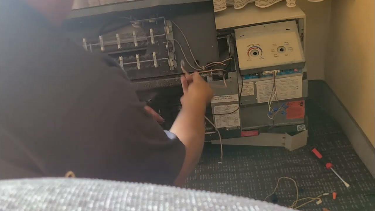 How to replace heating element on a older Amana PTAC YouTube
