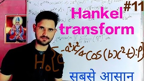 Hankel transform of a function//Example of Hankel transform//by sonu Choudhary