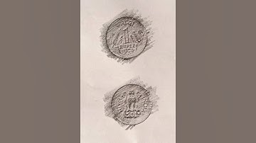 Easy Pencil Drawing 😱 | Coin Tracing | #shorts