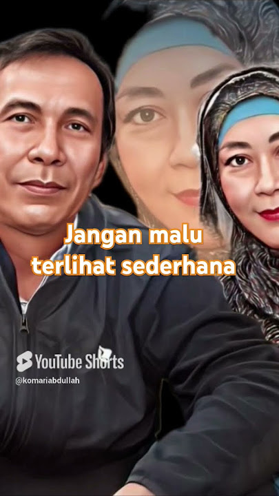 Jangan malu terlihat sederhana
