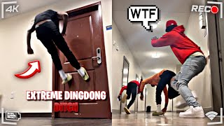 EXTREME DING DONG DITCH Part 1!! | COLLEGE EDITION *GONE WRONG*