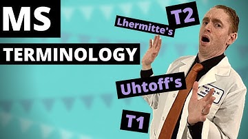 Multiple Sclerosis Terminology (Exacerbation, Progression, T1, T2, Uhtoff