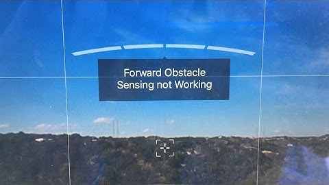 FIX DJI Phantom 4 Forward Obstacle Sensing Not Working | MicBergsma