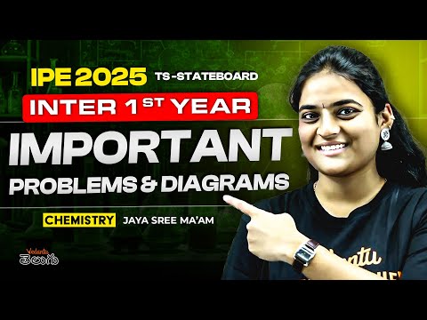 [Chemistry TS IPE 2025 ] Most Important Problems & Diagrams for Inter 1st Year 🔥 Score 60/60