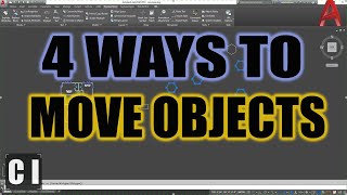 AutoCAD How to Move Objects  4 Quick Tips to Save Time | 2 Minute Tuesday