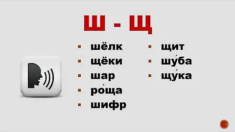 Basic Russian 1: Pronunciation: Ш vs. Щ