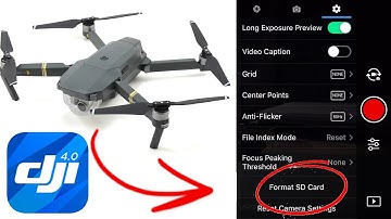 Mavic Pro: How to format the SD Card in the DJI Go 4 app