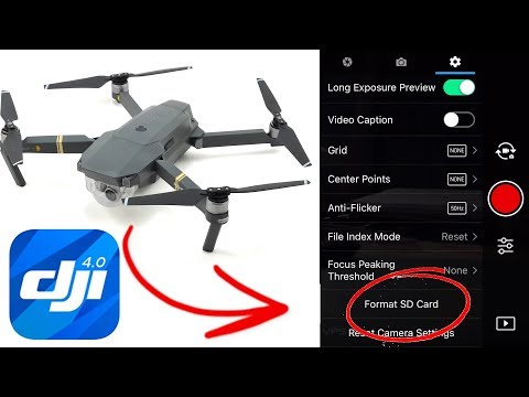 mavic air record to sd card