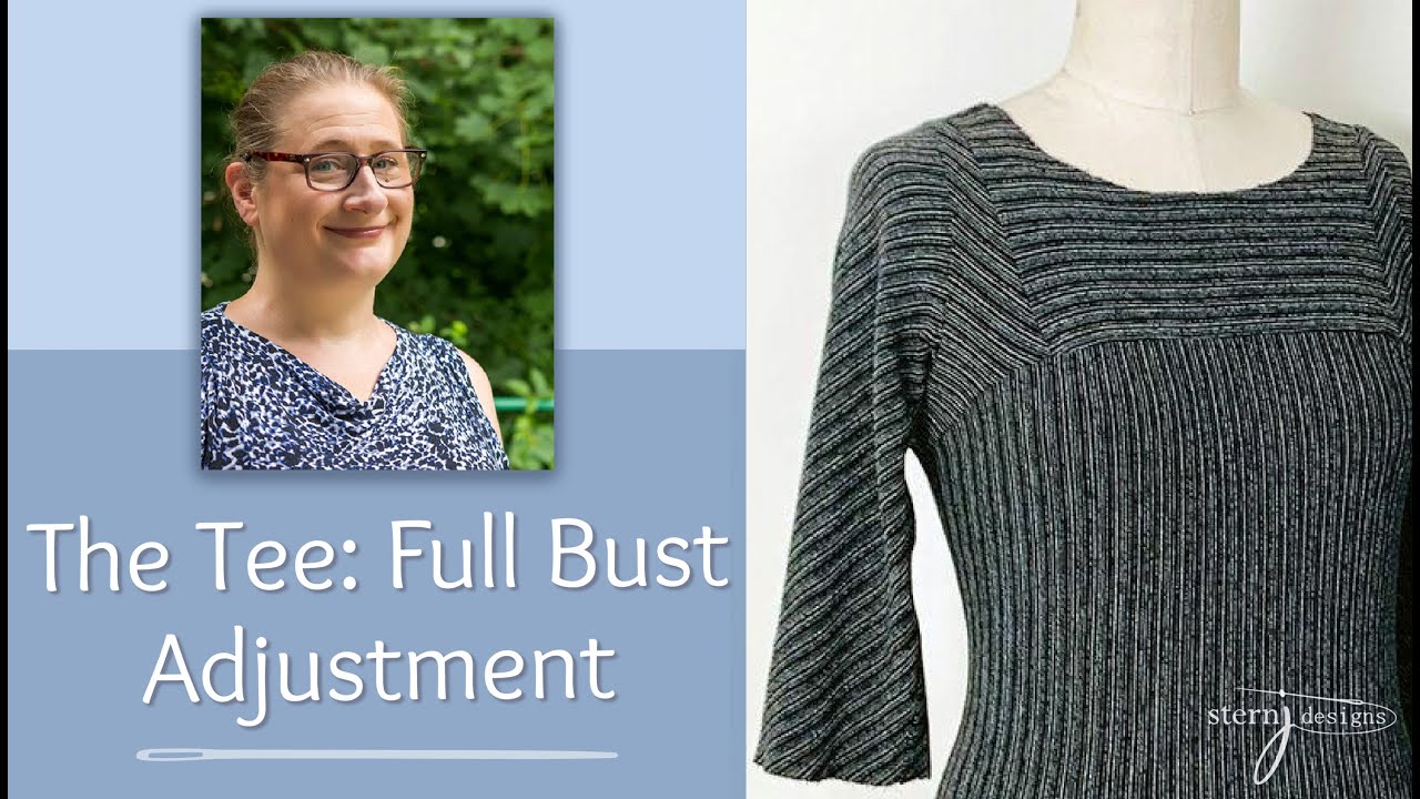 The Kimono Tee Small Bust Adjustment – In-House Patterns