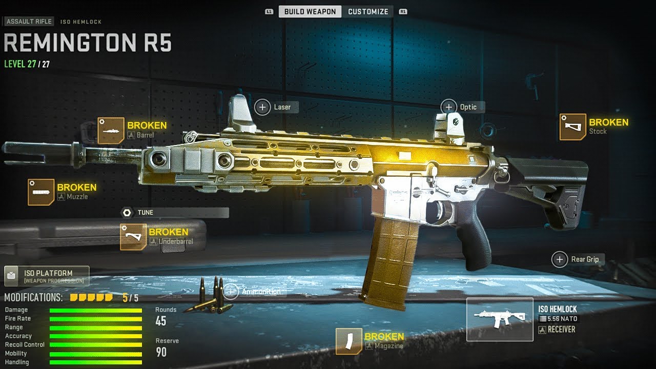 Warzone's secret DLC Remington R5! - YouTube